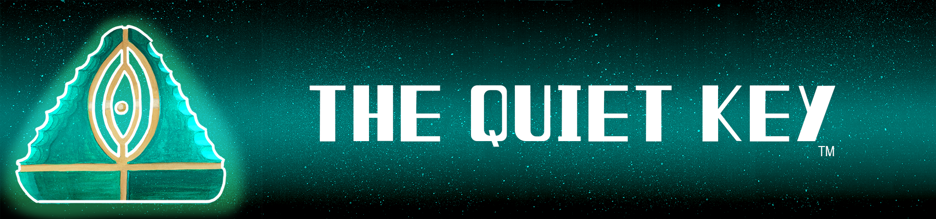 The Quiet Key logo banner